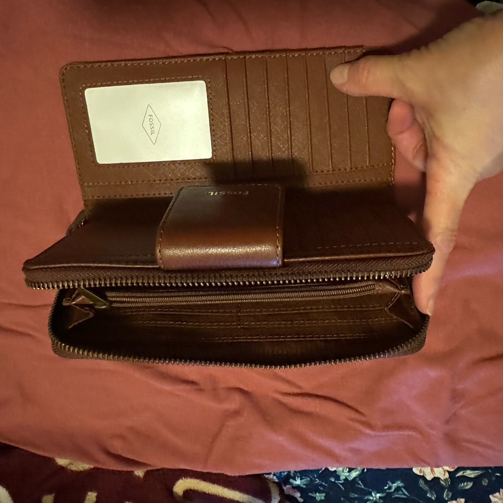 Gently Used Fossil Wallet - image 3